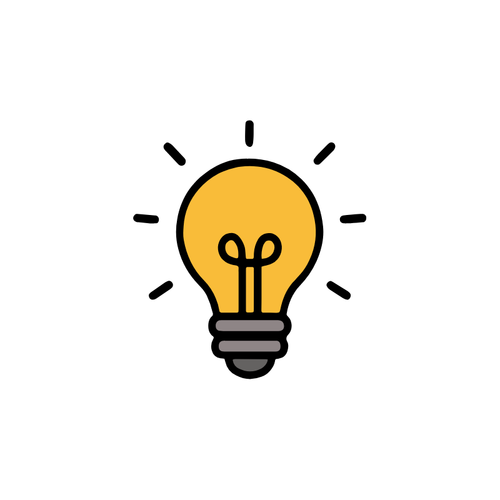 Bulb or education vector